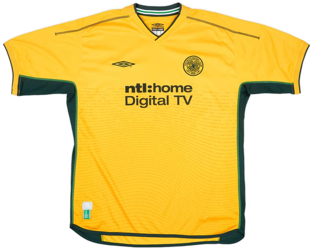 2002-03 Celtic Away Shirt Petrov #19 - 8/10 - (XL)