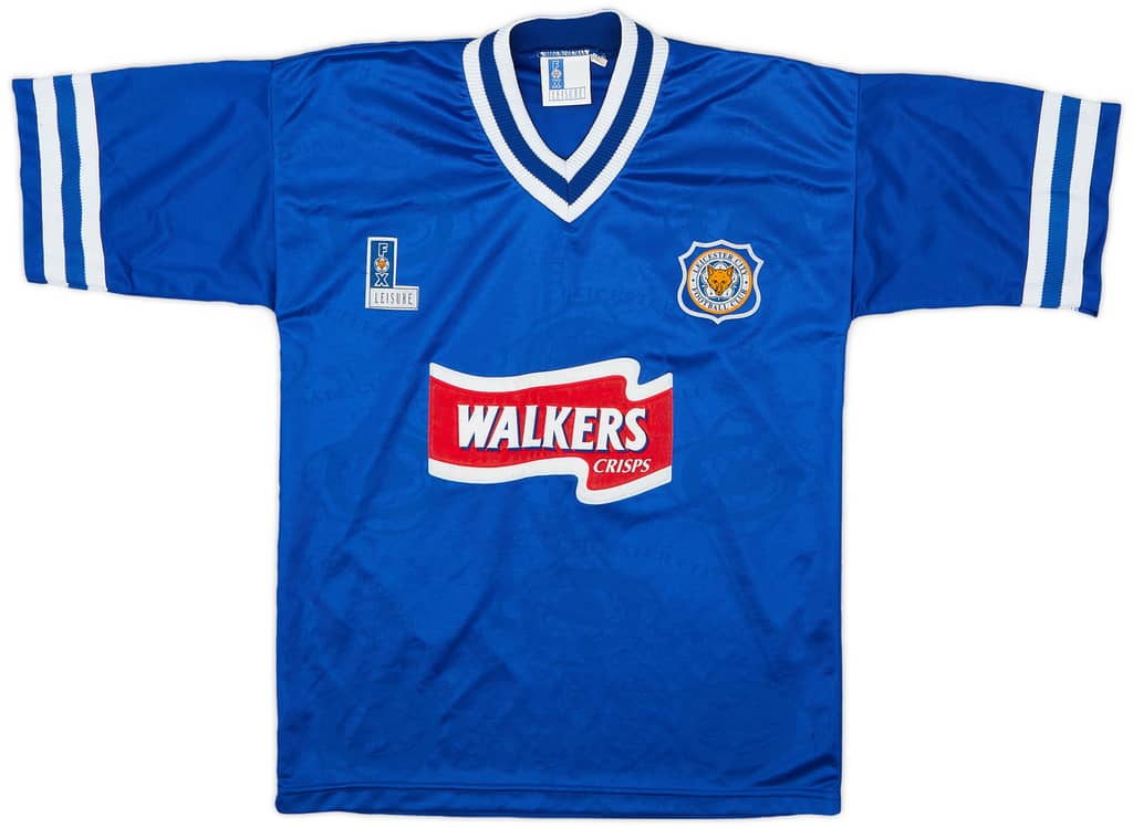 1996-98 Leicester Home Shirt Izzet #6 - 9/10 - (XS)