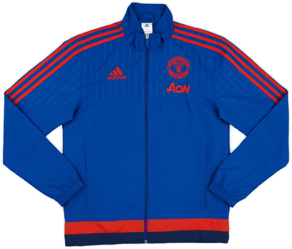 2015-16 Manchester United adidas Track Jacket - 7/10 - (S)