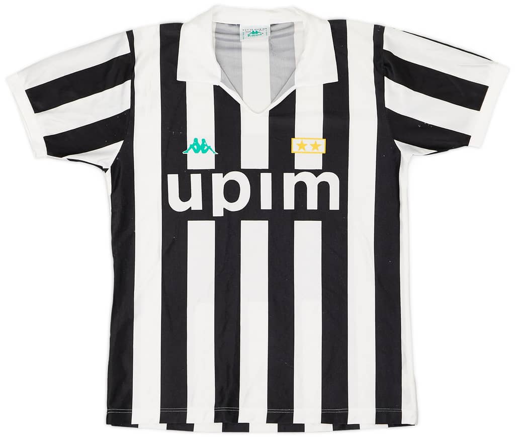 1991-92 Juventus Basic Home Shirt - 8/10 - (M)