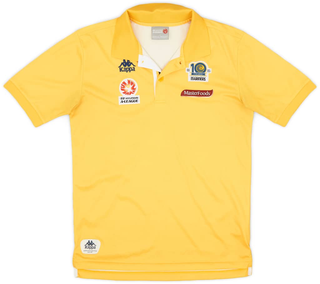 2013-14 Central Coast Mariners Kappa Polo Shirt - 8/10 - (S)