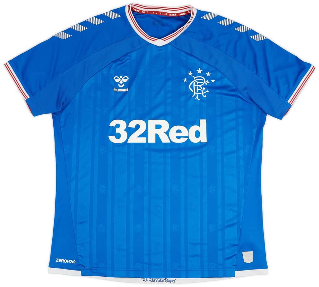 2019-20 Rangers Home Shirt - 7/10 - (XL)