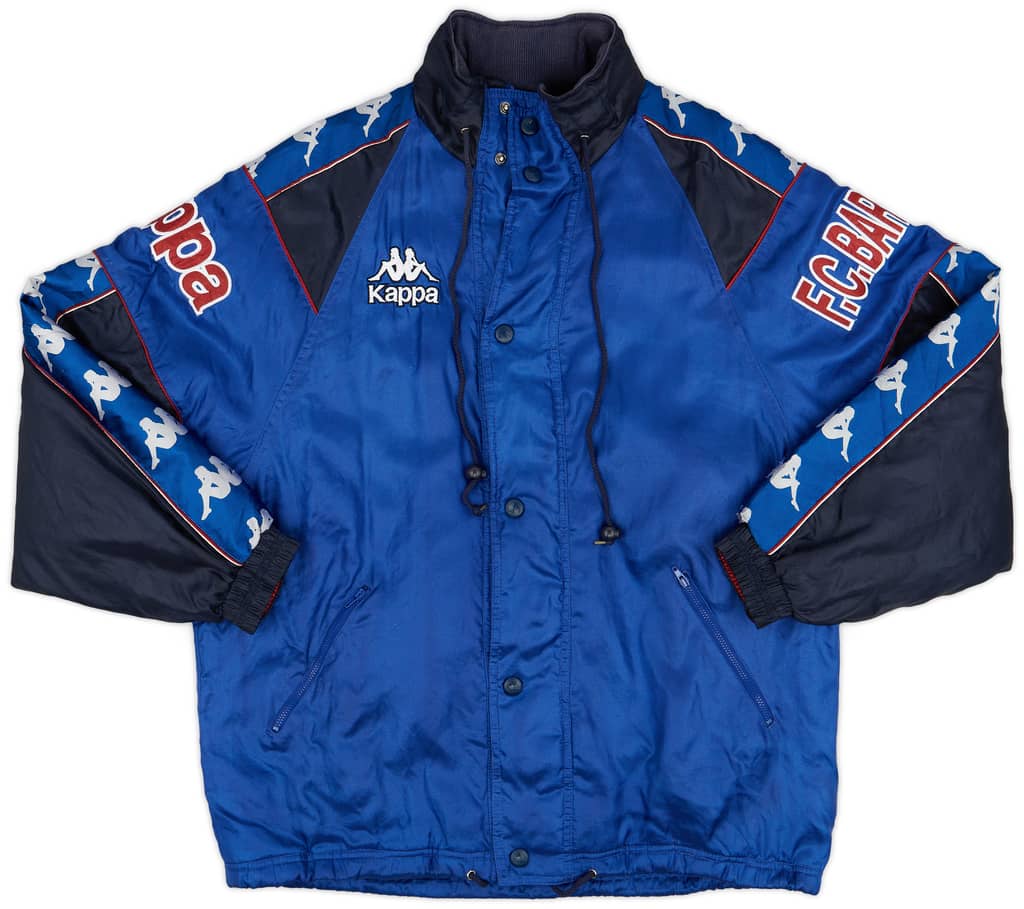 1995-97 Barcelona Kappa Padded Bench Coat - 6/10 - (S)