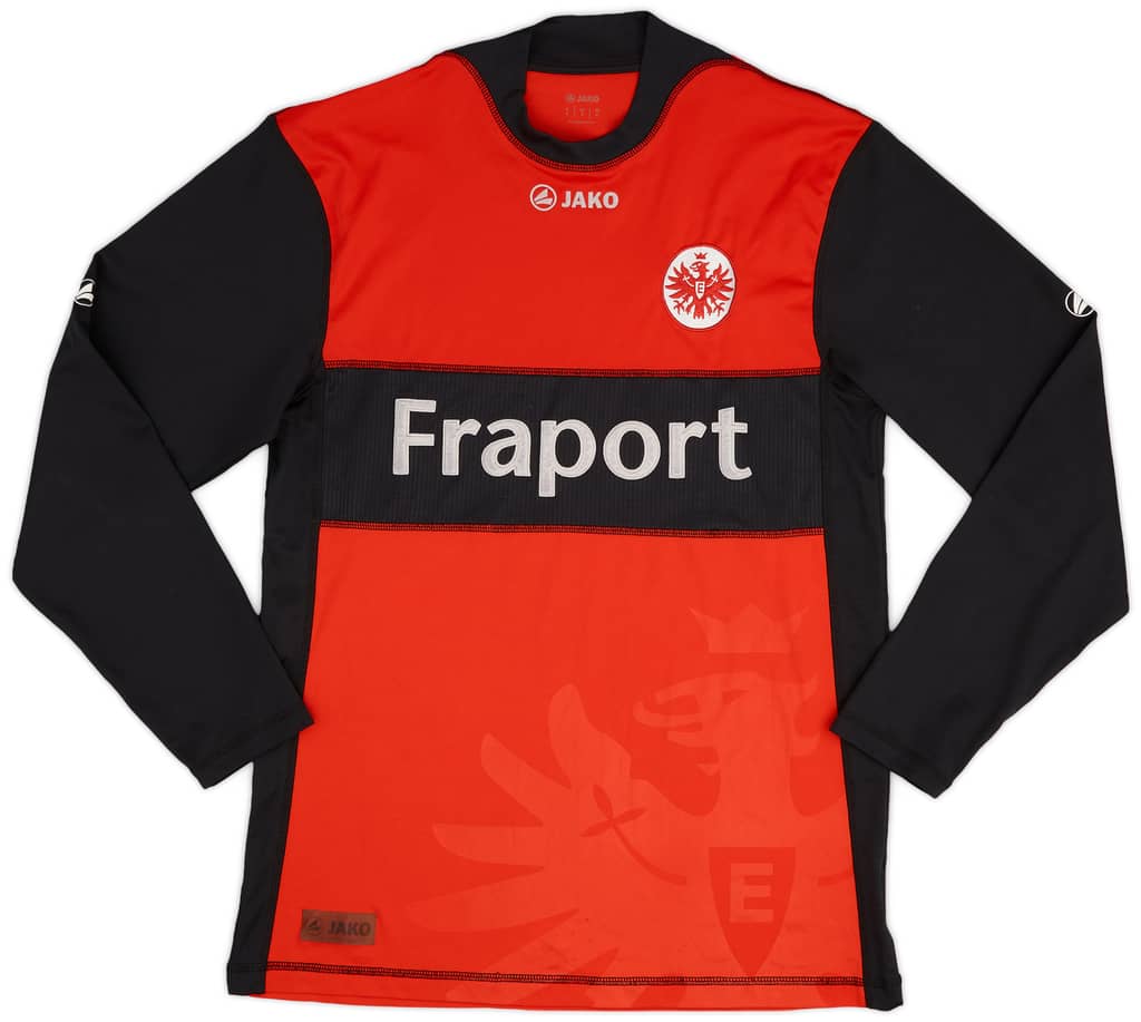 2009-10 Eintracht Frankfurt Home L/S Shirt - 7/10 - (S)