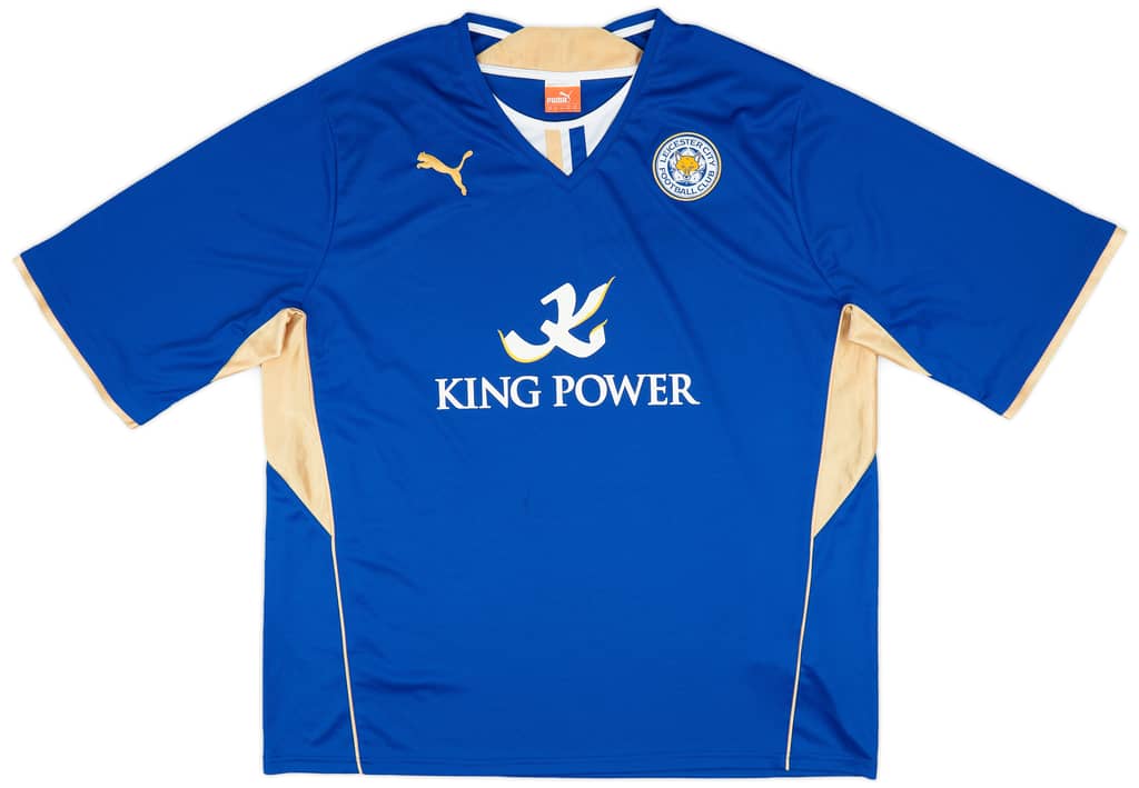 2013-14 Leicester Home Shirt - 7/10 - (3XL)