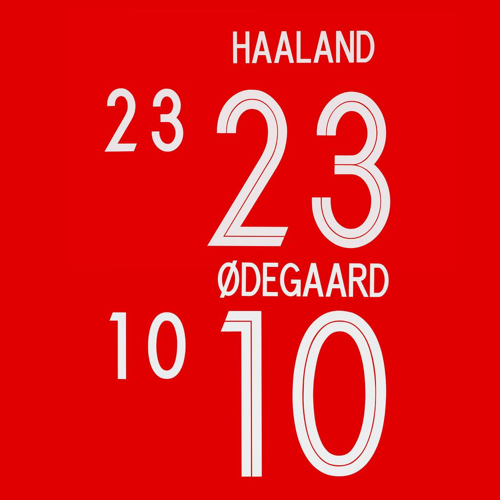 2020-22 Norway Home Name Set