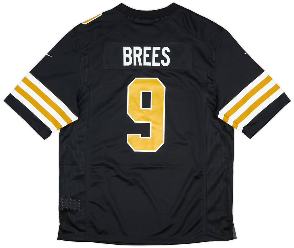 2020 New Orleans Saints Brees #9 Nike Game Alternate Jersey (L)