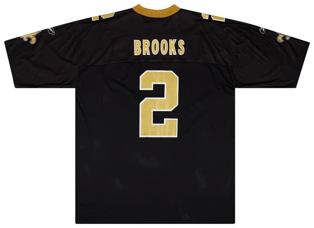 2001 New Orleans Saints Brooks #2 Reebok Home Jersey (Excellent) XXL