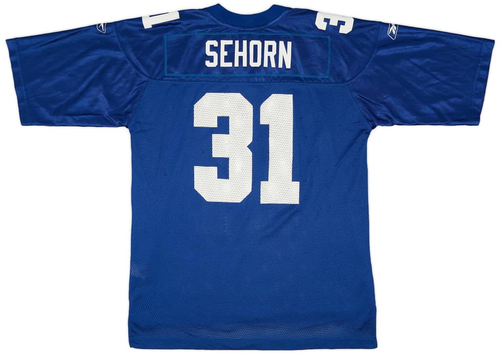 2002 New York Giants Sehorn #31 Reebok On Field Home Jersey (Very Good) L