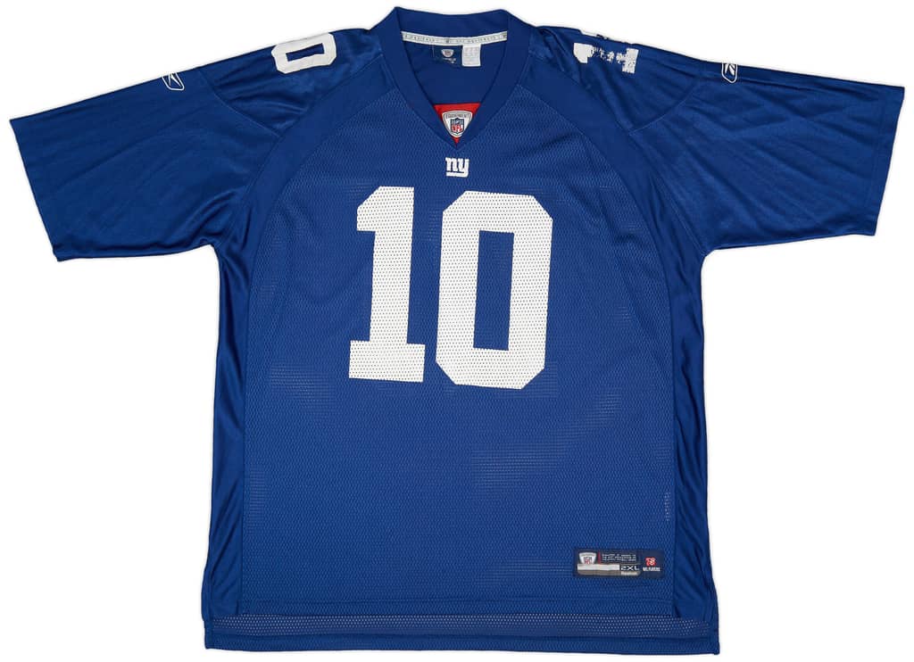 2008 New York Giants Manning #10 Reebok On Field Home Jersey (Good) XXL