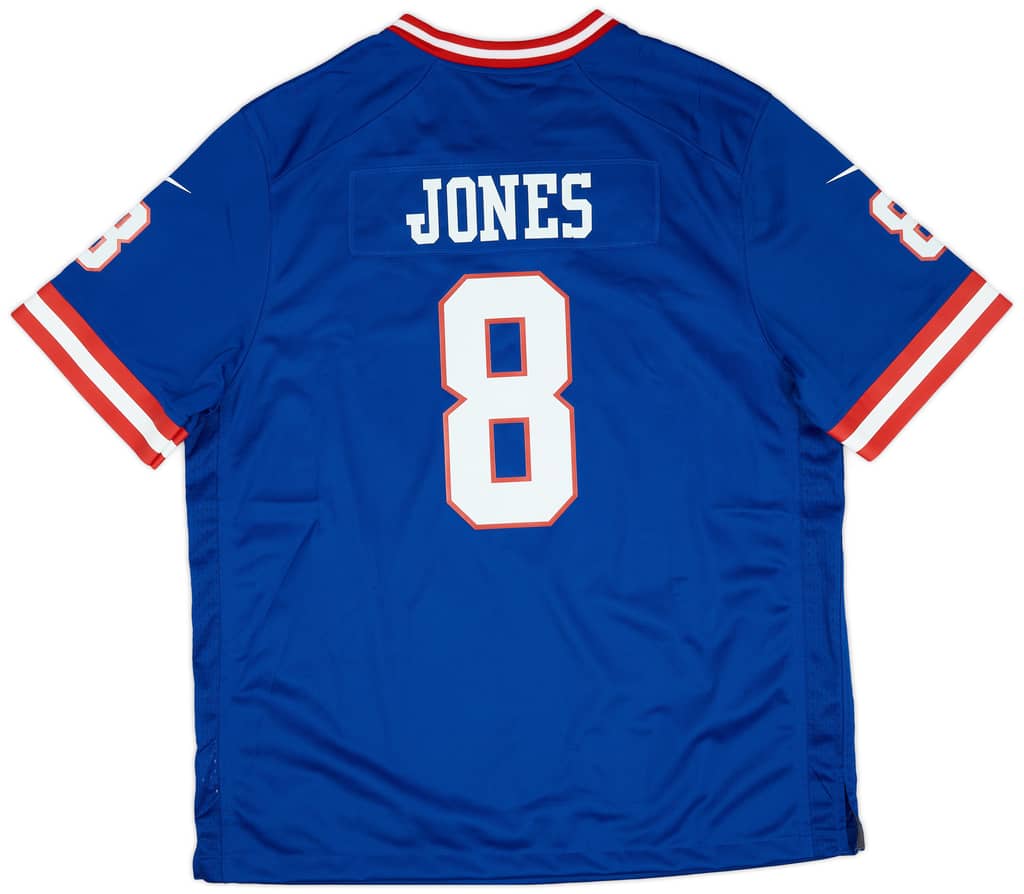 2022-23 New York Giants Jones #8 Nike Game Alternate Jersey (XL)