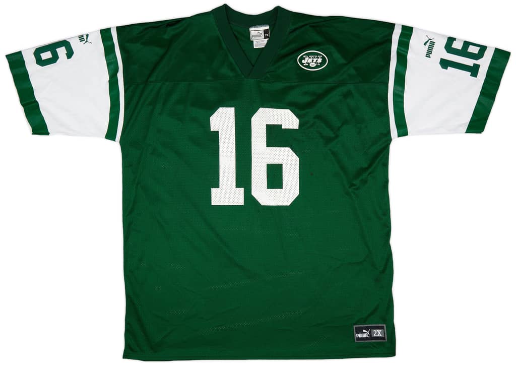 1998-00 New York Jets Testaverde #16 Puma Home Jersey (Very Good) XXL