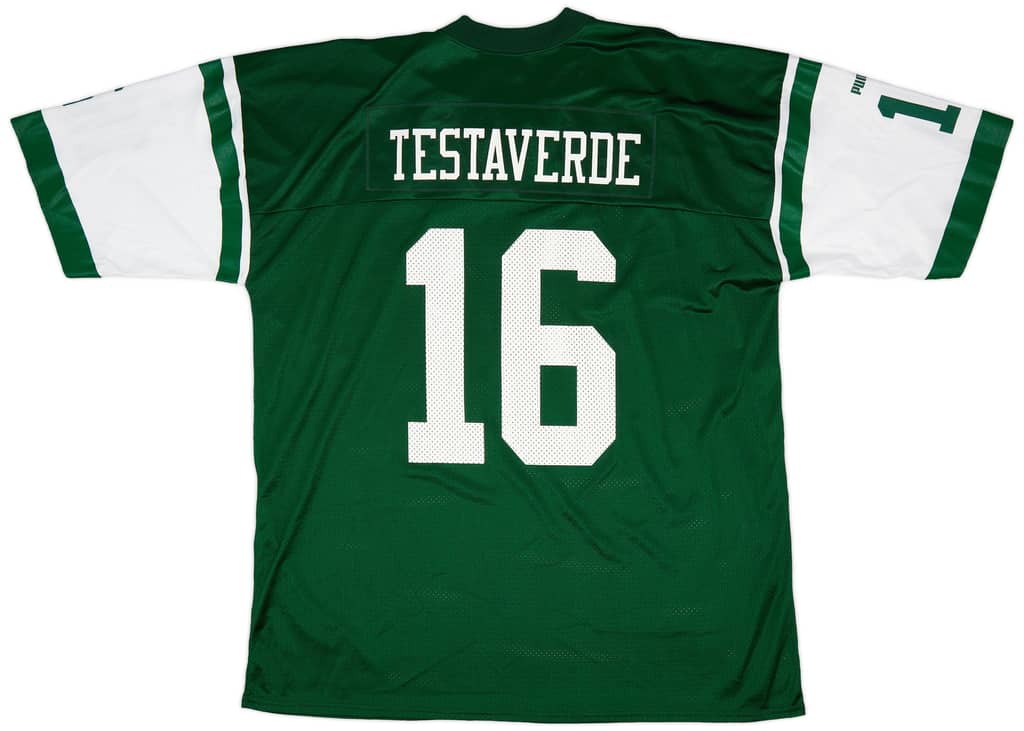 1998-00 New York Jets Testaverde #16 Puma Home Jersey (Very Good) XXL