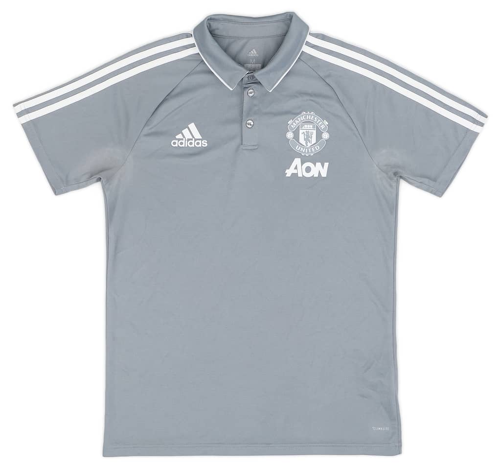 2017-18 Manchester United adidas Polo Shirt - 9/10 - (M)