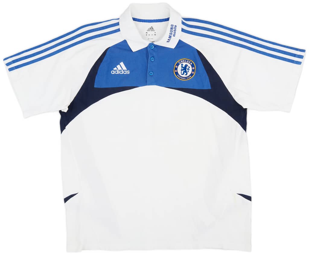 2007-08 Chelsea adidas Polo Shirt - 8/10 - (L)