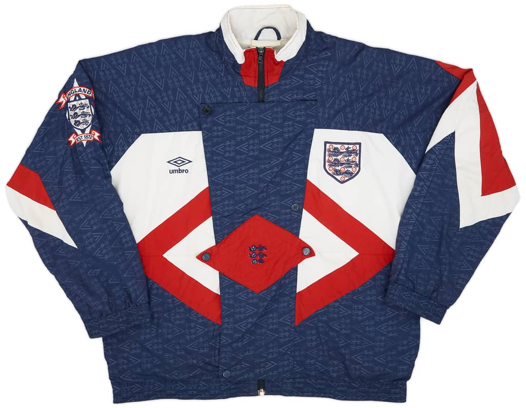 1990-92 England Umbro Jacket - 7/10 - (XL)