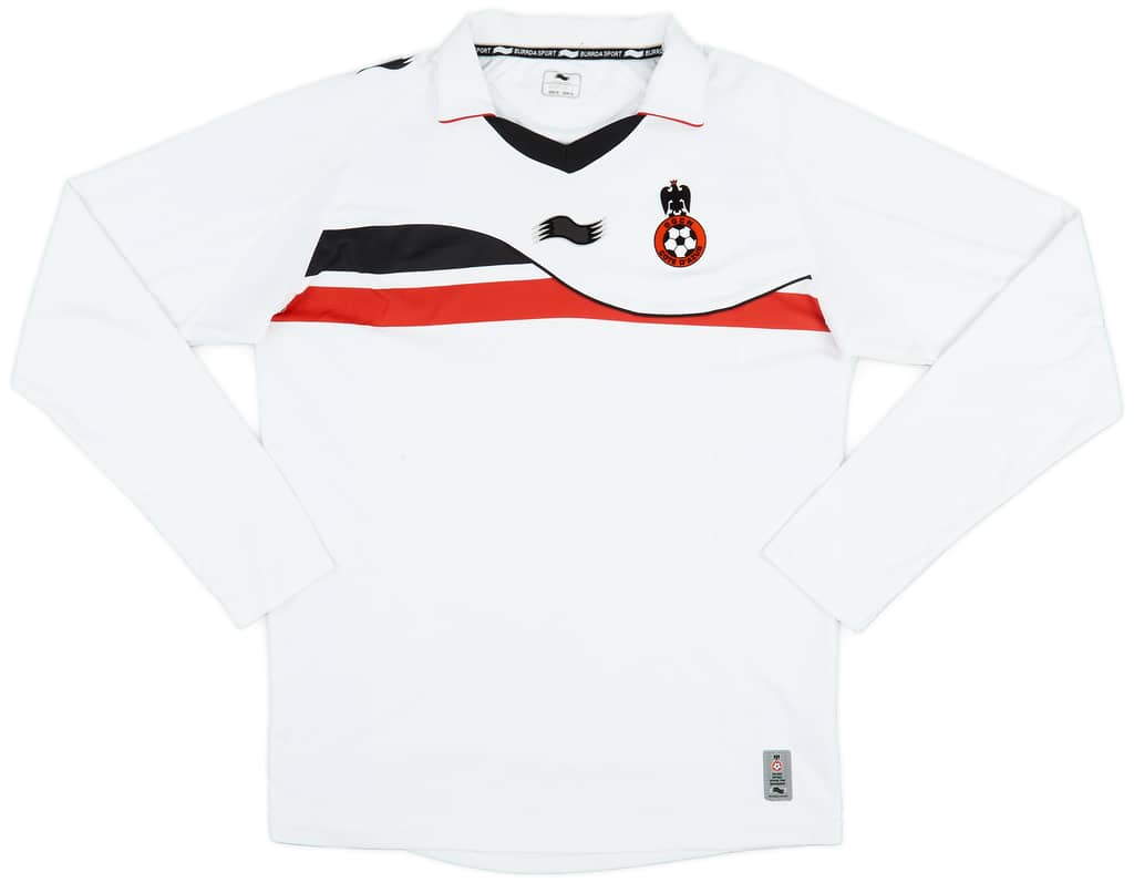 2011-12 Nice Away L/S Shirt - 8/10 - (L)