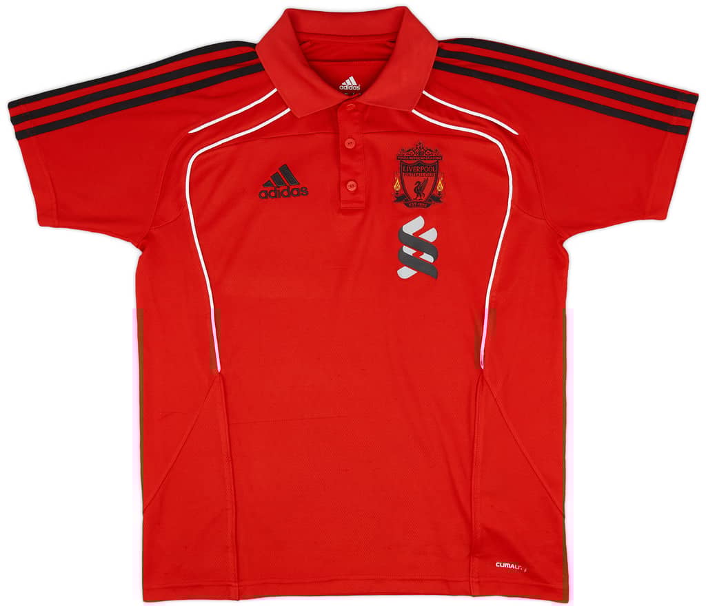2010-11 Liverpool adidas Polo Shirt - 6/10 - (M)