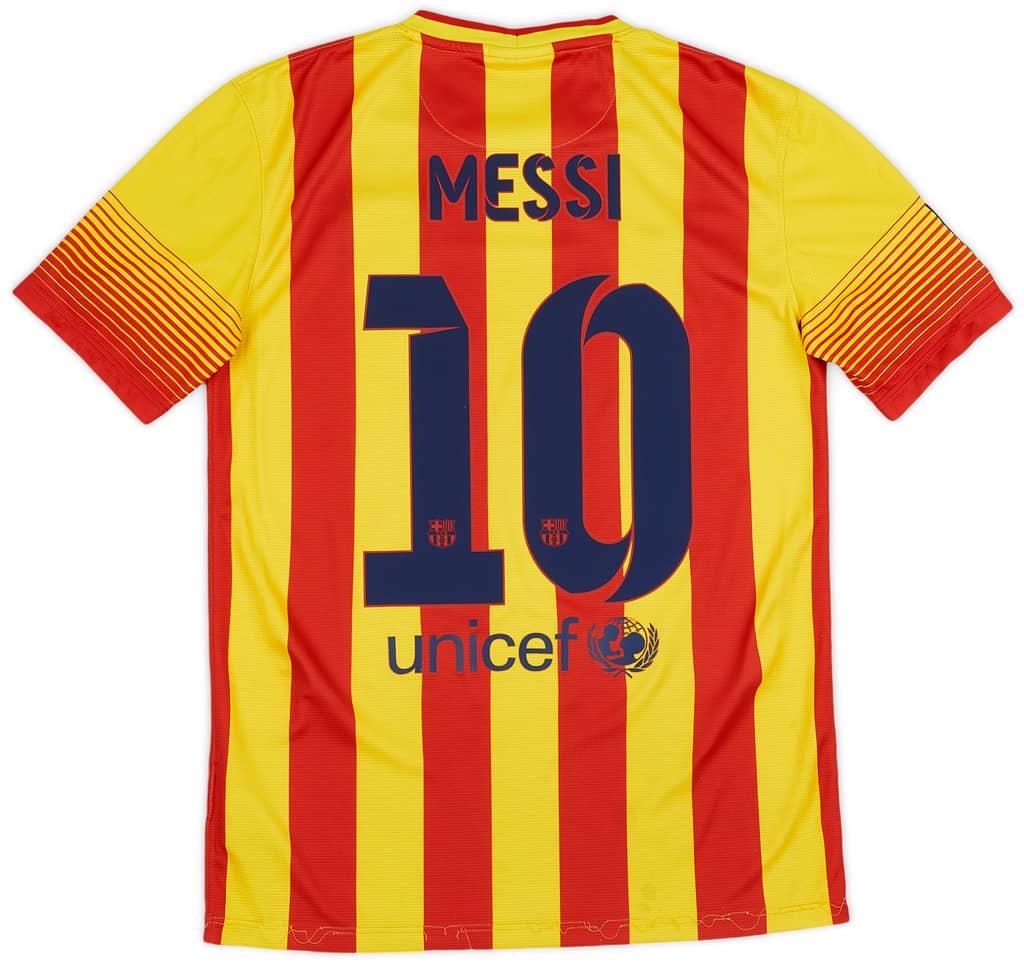 2013-15 Barcelona Away Shirt Messi #10 - 6/10 - (S)