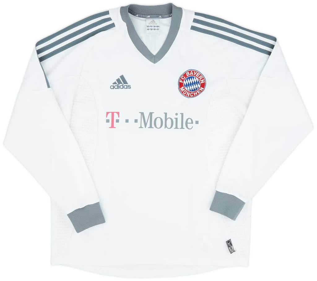 2002-03 Bayern Munich Away L/S Shirt - 8/10 - (XL.Boys)