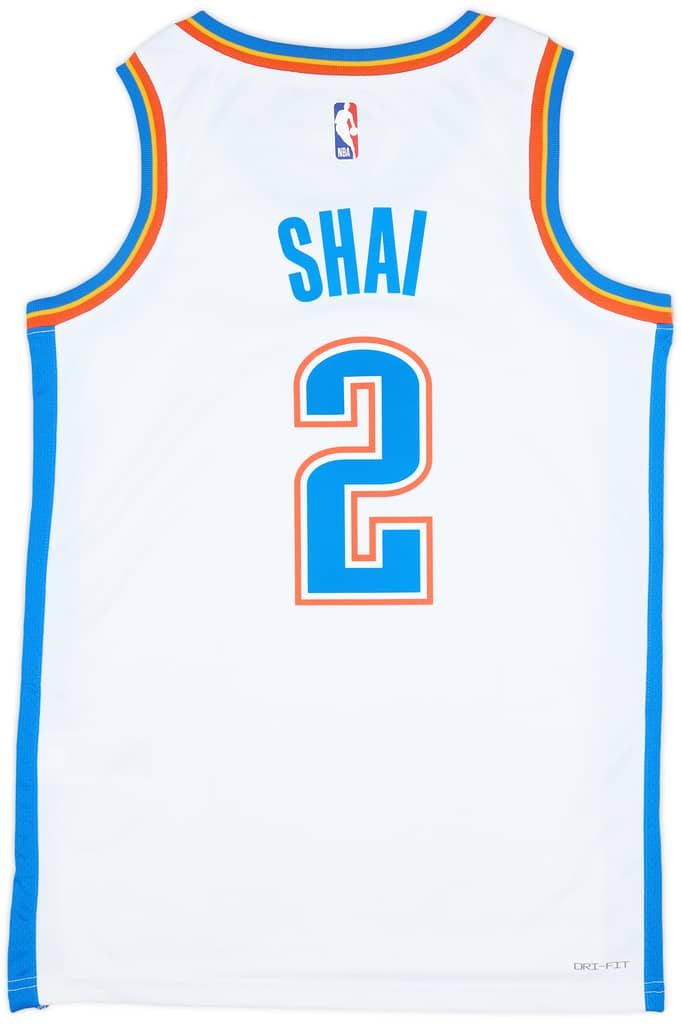 2019-24 Oklahoma City Thunder Shai #2 Nike Swingman Home Jersey (S)