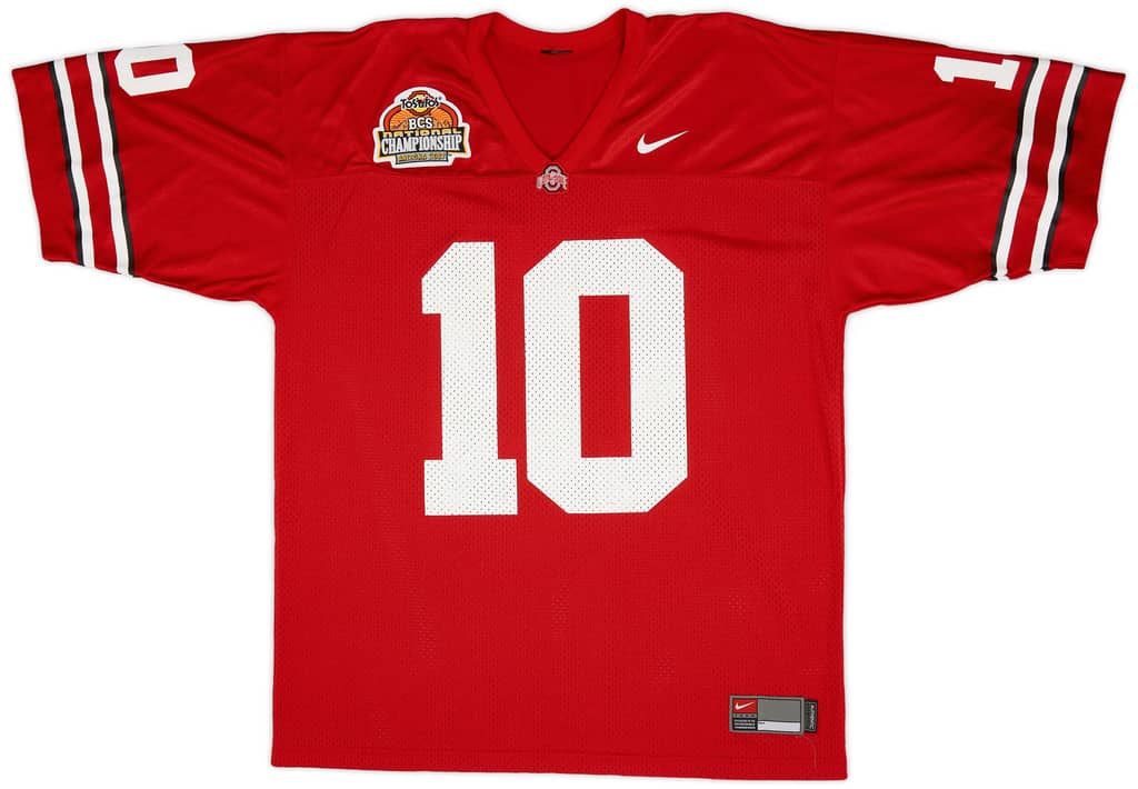 2007 Ohio State Buckeyes Smith #10 Nike Home Jersey (Excellent) XL