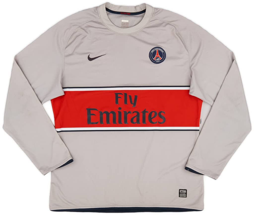2008-09 Paris Saint-Germain Player Issue Away L/S Shirt - 8/10 - (XL)