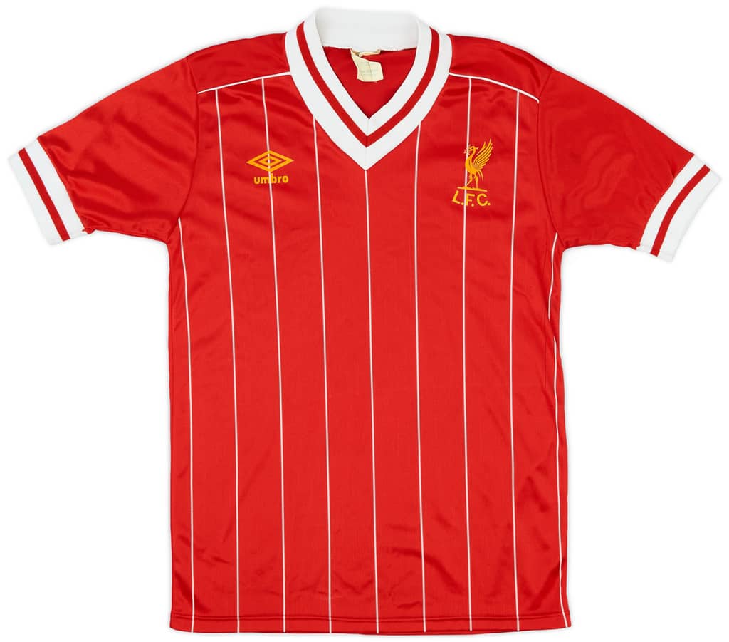 1982-85 Liverpool Home Shirt - 8/10 - (S)