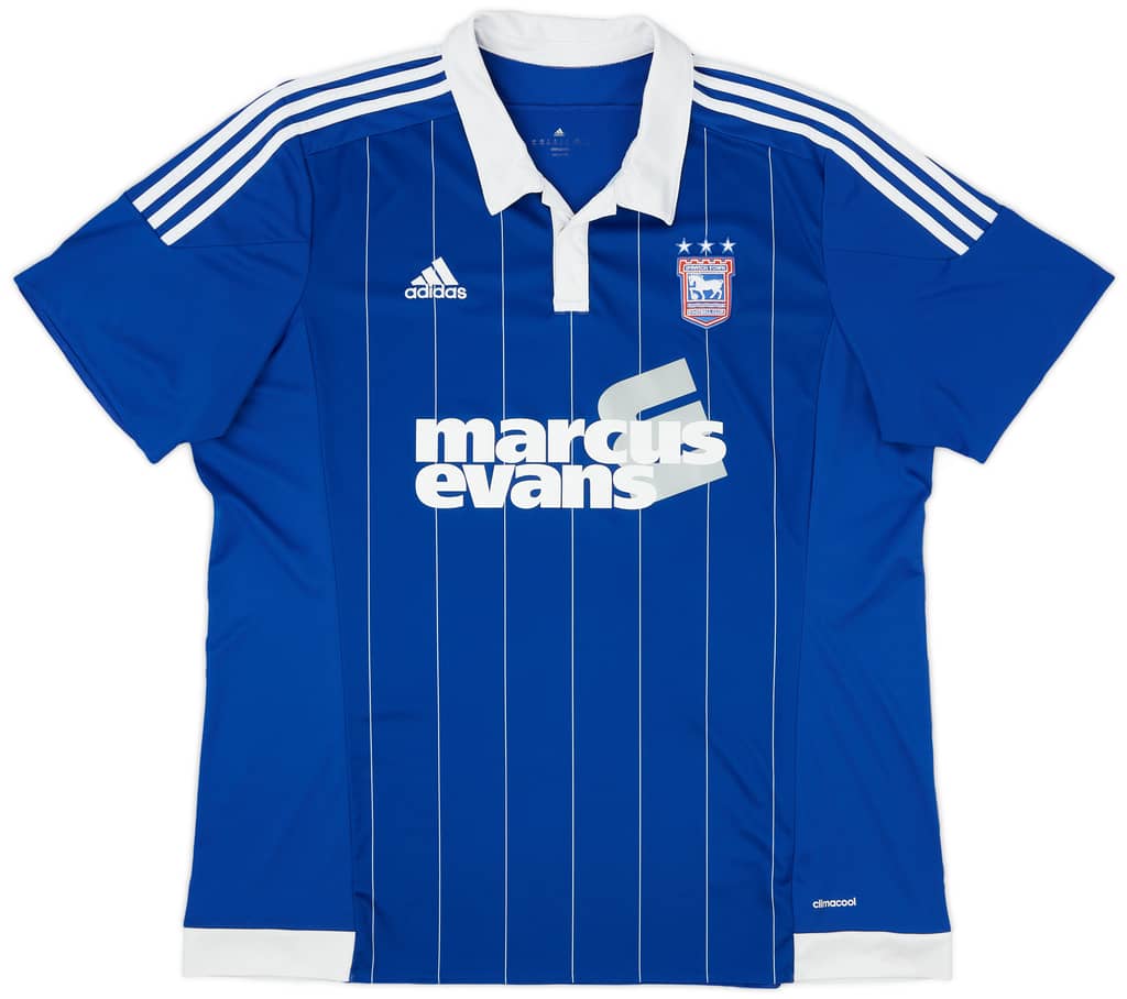 2015-16 Ipswich Home Shirt - 8/10 - (XXL)