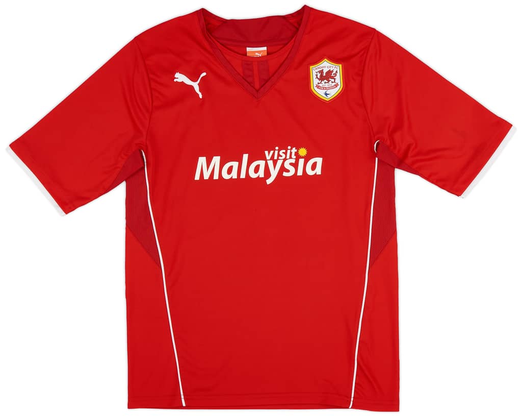 2013-14 Cardiff Home Shirt - 8/10 - (M)
