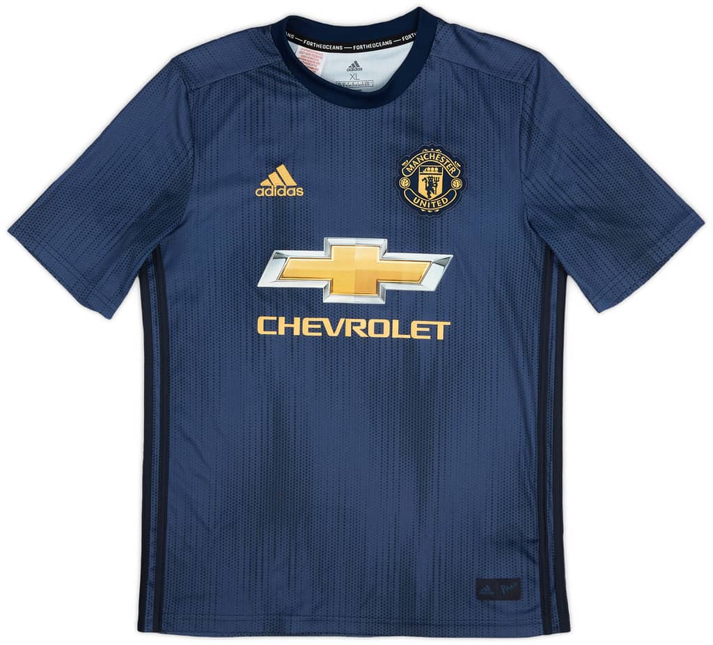 2018-19 Manchester United Third Shirt - 10/10 - (XL.Boys)