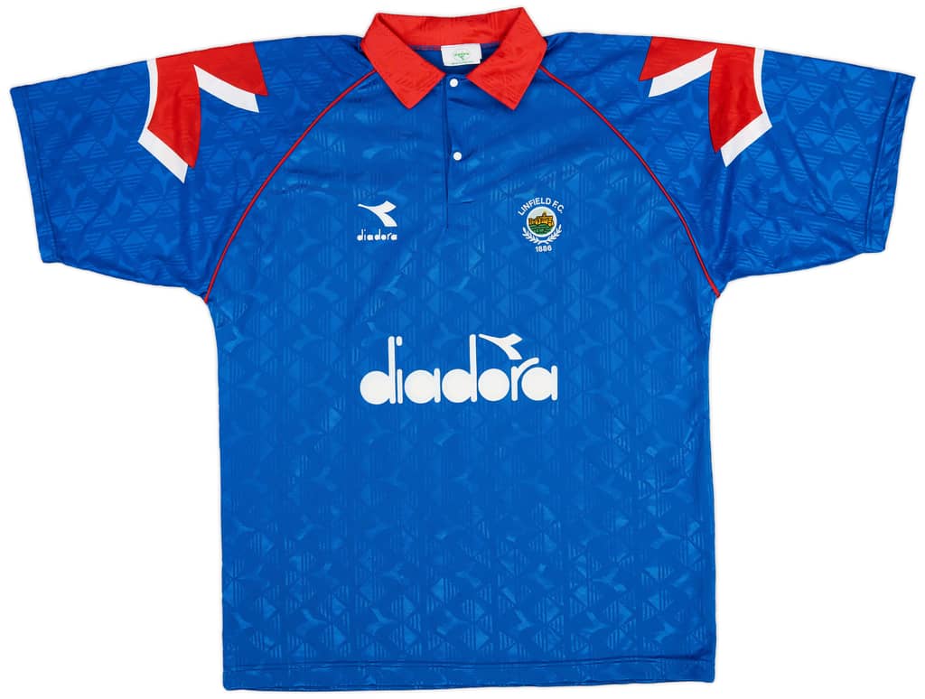 1995-96 Linfield Home Shirt - 9/10 - (XL)