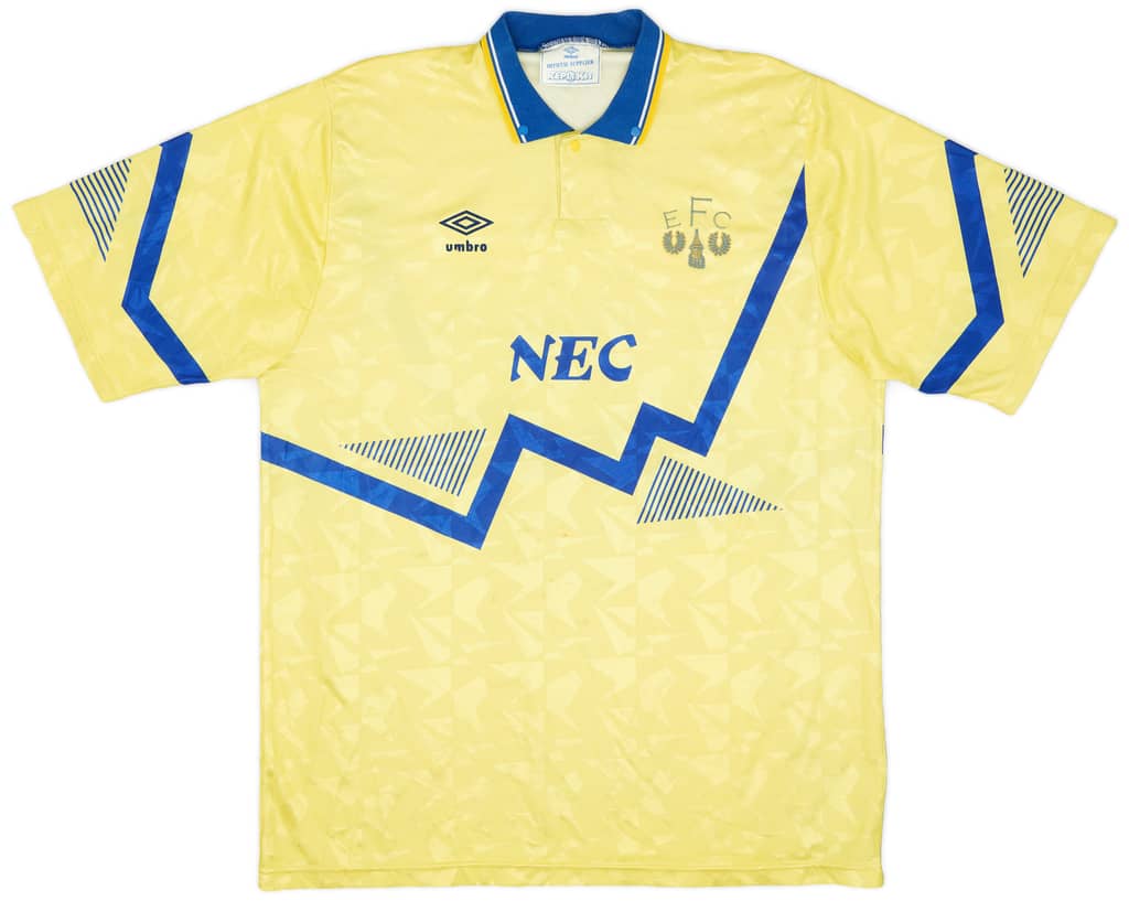 1990-92 Everton Away Shirt - 7/10 - (L)