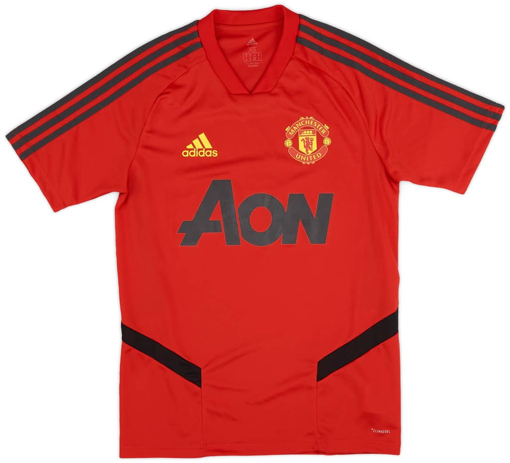 2019-20 Manchester United adidas Training Shirt - 9/10 - (XS)