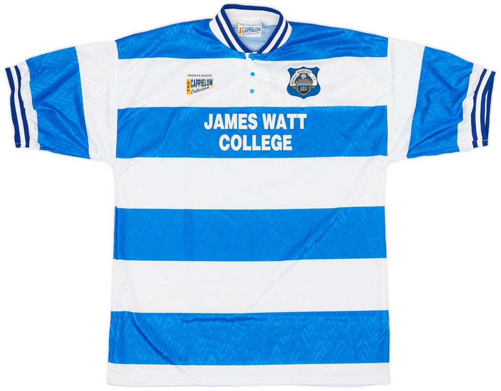 1996-97 Greenock Morton Home Shirt - 9/10 - (L)