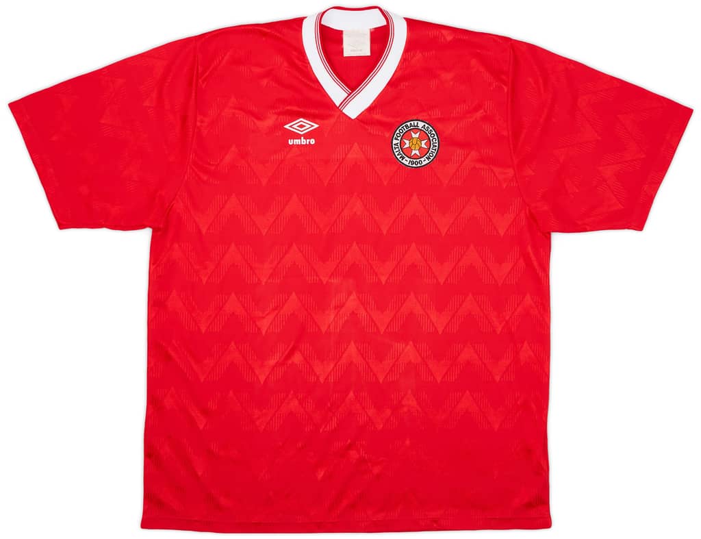 1990 Malta Home Shirt - 9/10 - (L)