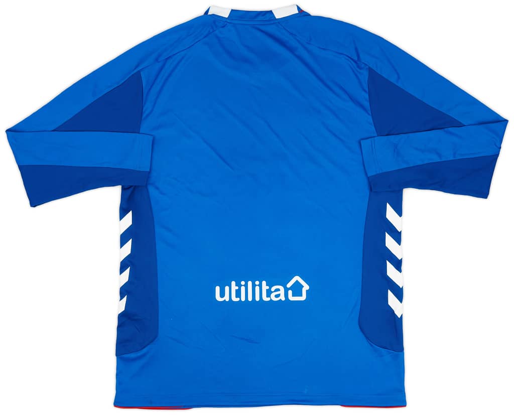 2018-19 Rangers Home L/S Shirt - 8/10 - (XXL)
