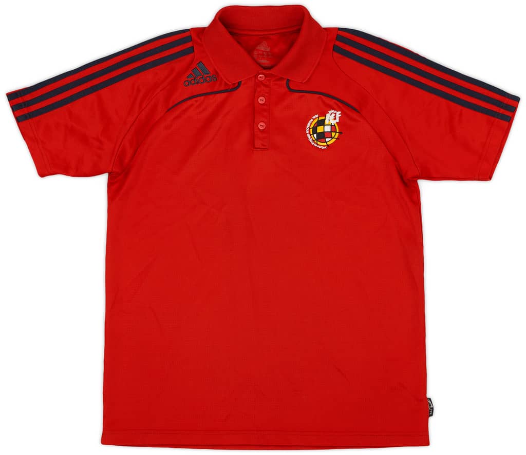 2007-08 Spain adidas Polo Shirt - 8/10 - (M)