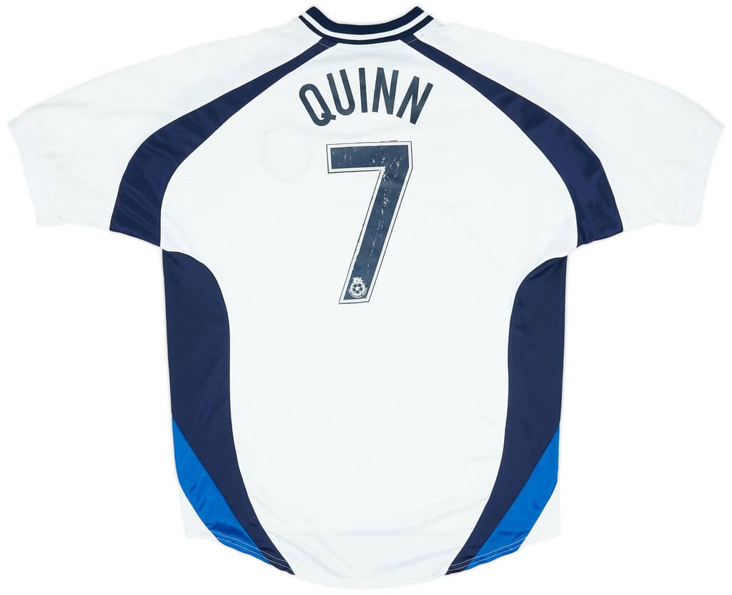 2000-01 Sheffield Wednesday Away Shirt Quinn #7 - 7/10 - (L)