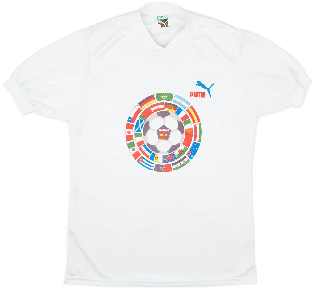 1982 Puma Espana 82 World Cup Shirt - 8/10 - (M)