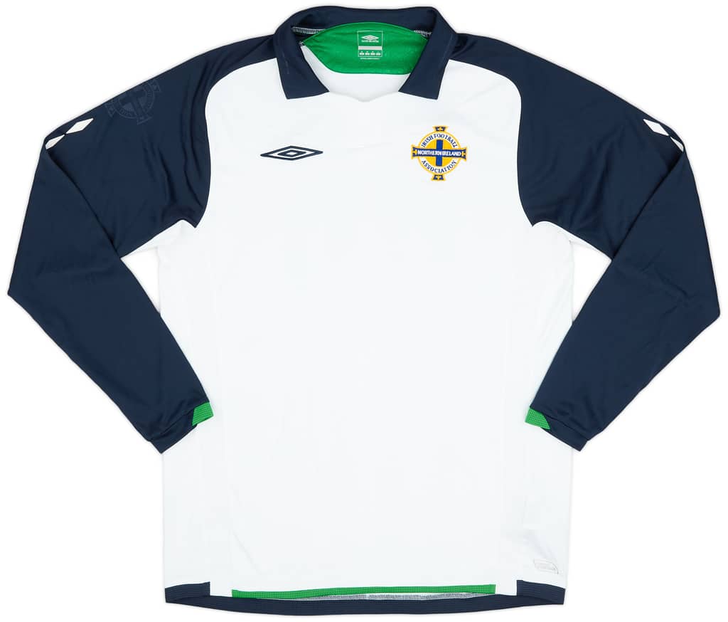 2009-10 Northern Ireland Away L/S Shirt - 8/10 - (M)