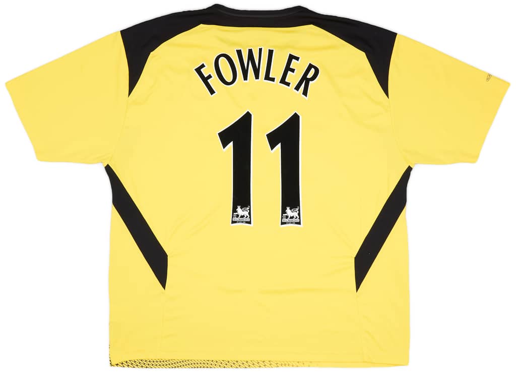 2004-06 Liverpool Away Shirt Fowler #11 - 7/10 - (XXL)