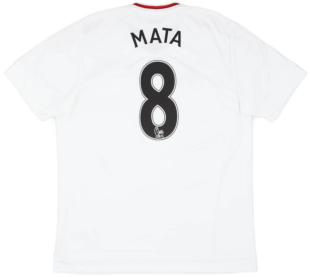 2015-16 Manchester United Away Shirt Mata #8 - 6/10 - (XL)