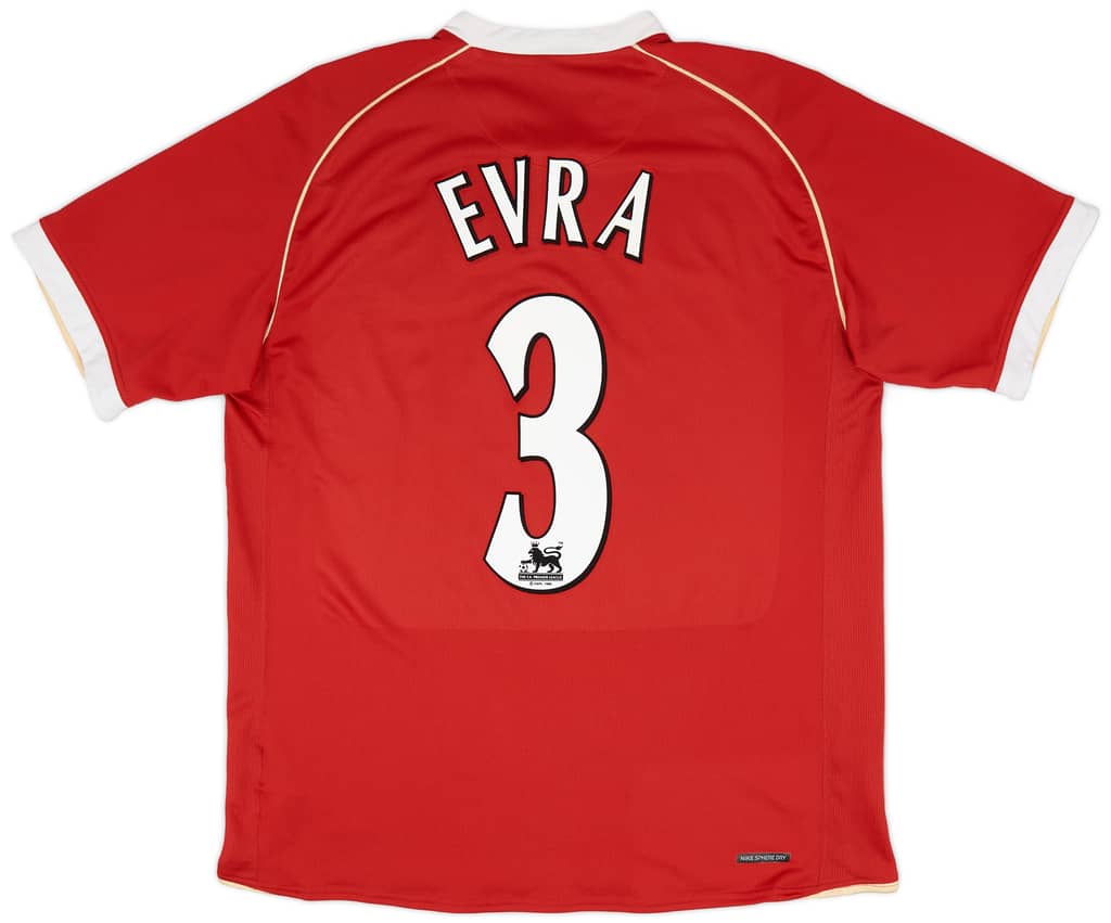 2006-07 Manchester United Home Shirt Evra #3