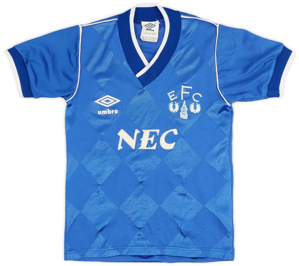 1986-89 Everton Home Shirt - 8/10 - (S.Boys)