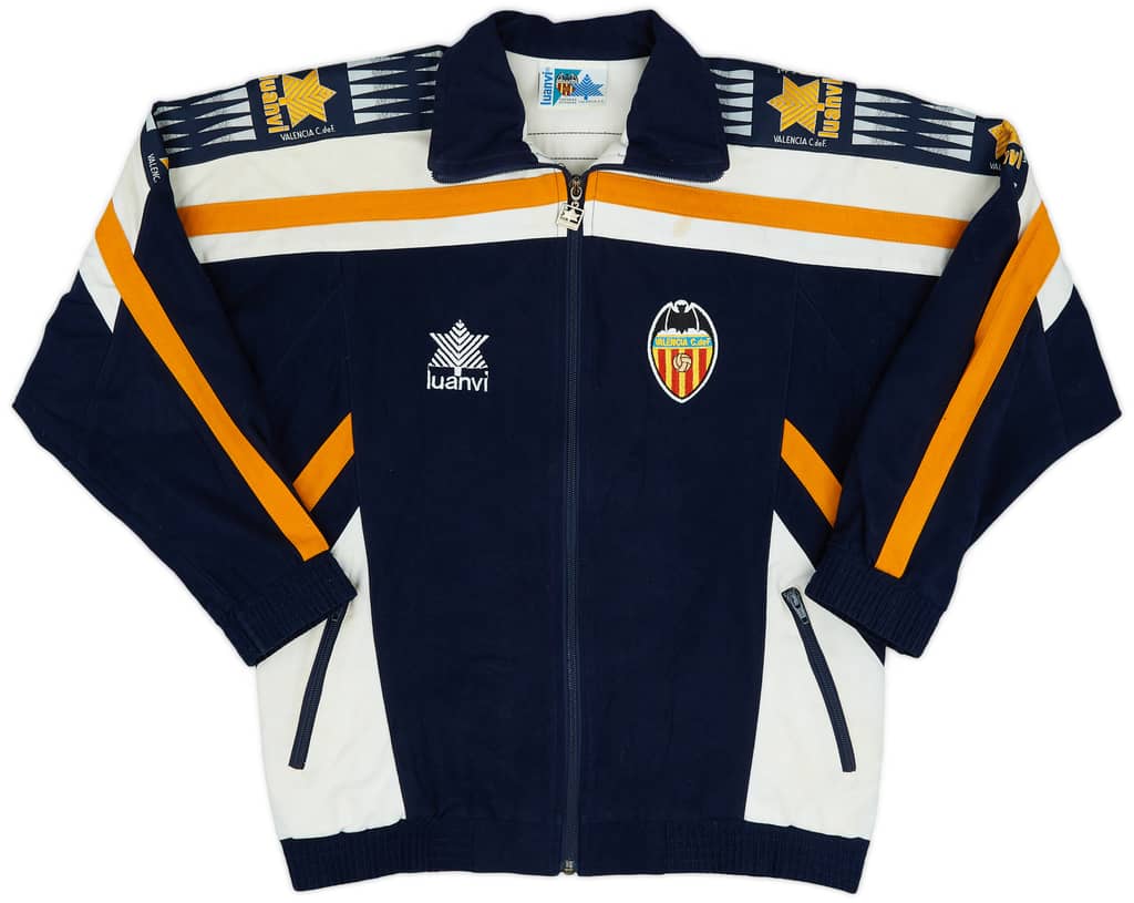 1996-97 Valencia Luanvi Track Jacket - 8/10 - (S)