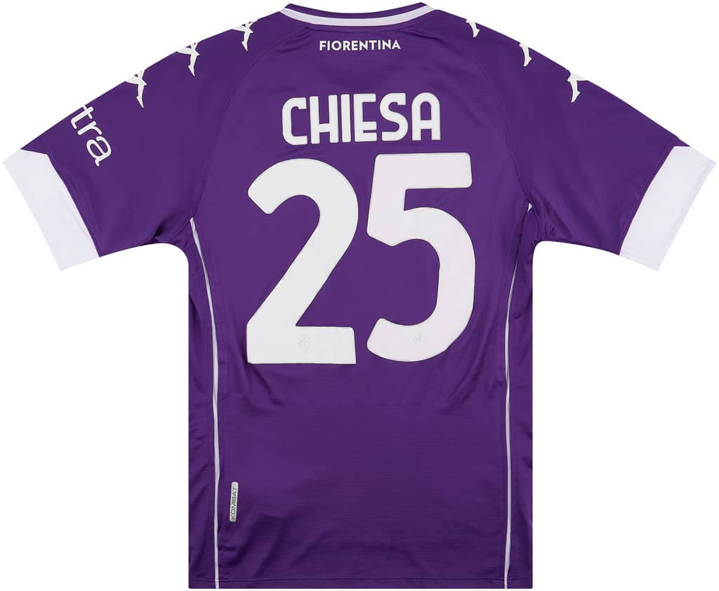 2020-21 Fiorentina Player Issue Home Shirt Chiesa #25 - New - (M)