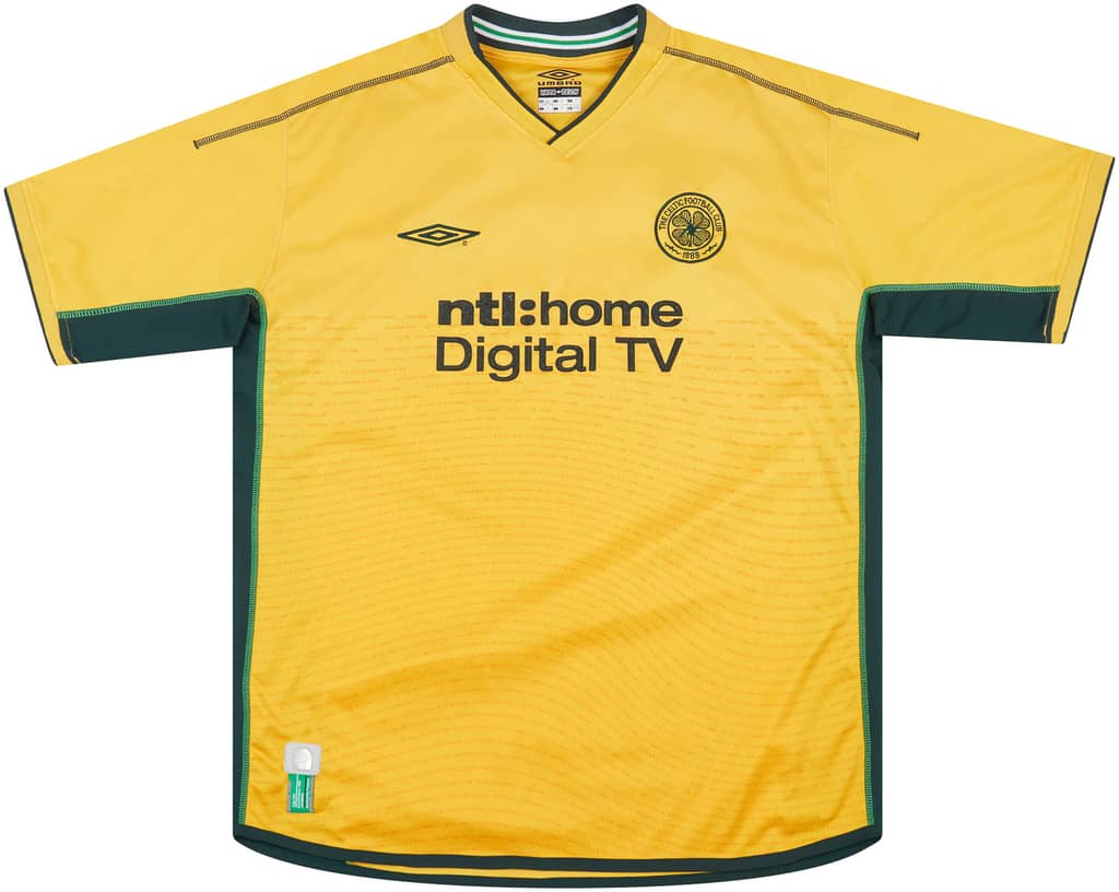 2002-03 Celtic Away Shirt Mjallby #35 - 5/10 - (XL)