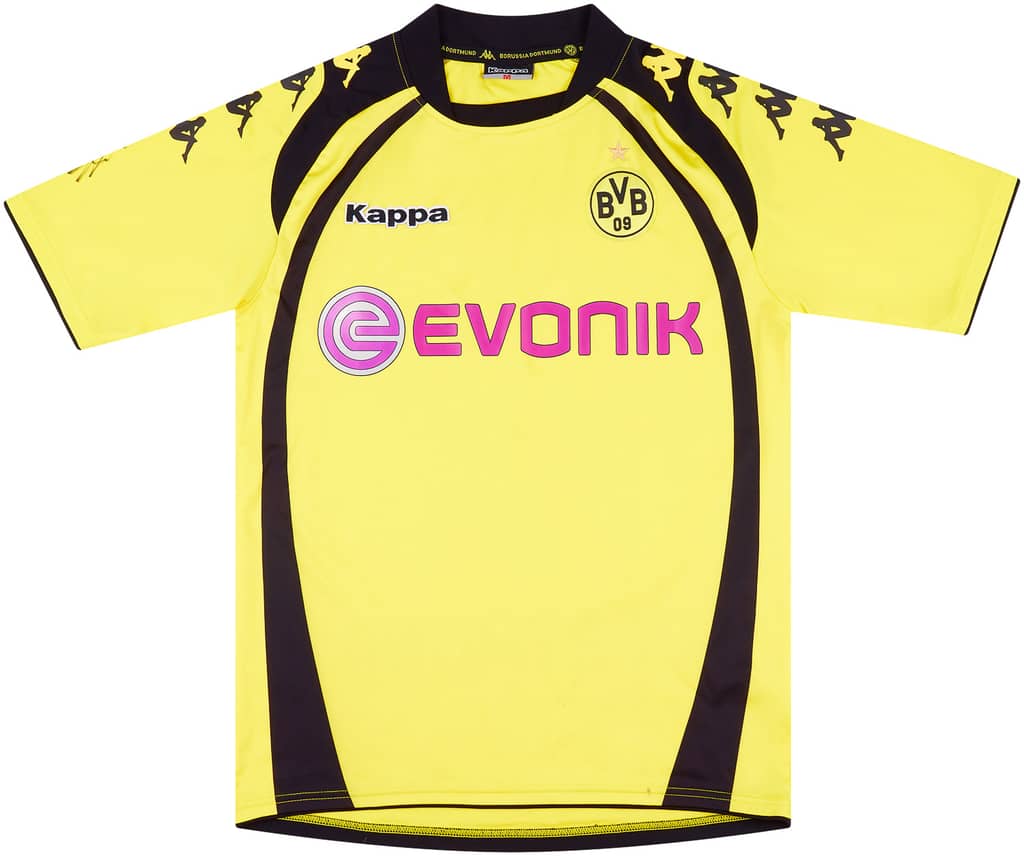 2009-10 Borussia Dortmund Signed Home Shirt - 7/10 - (M)
