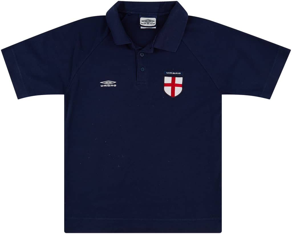 2002-03 England Umbro Polo - 9/10 - (M)